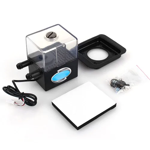 Miniatura 4 de CPU CPU Sc-400T Dc 12V bomba de enfriamiento de agua ultra silenciosa 4W depósito .300L/H para PC CPU sistema de refrigeración líquida