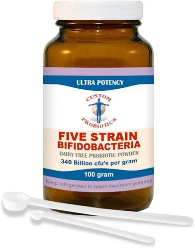 Miniatura 2 de Custom Probiotics Polvo probiótico de Five Strain Bifidobacteria (3.53 oz)