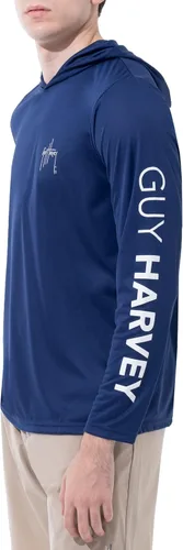 Miniatura 5 de Guy Harvey Sudadera con capucha de manga larga para hombre UPF 50+