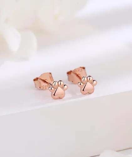 Miniatura 2 de INFUSEU Aretes de plata de ley para mujeres y niñas, bonitos aretes de animales, Plata de ley