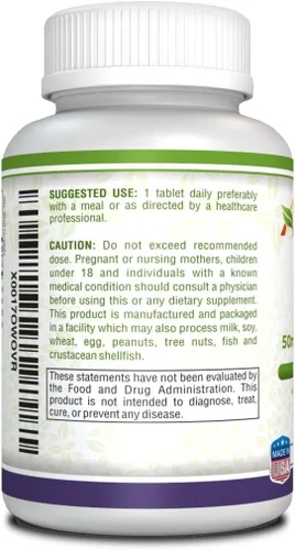 Miniatura 3 de Athena - Suplemento de zinc comprimidos 50mg - Óxido/Citrato - 100 comprimidos recubiertos