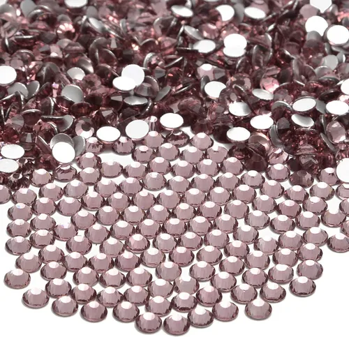 Miniatura 7 de NCB 288 diamantes de imitación de cristal redondos para arte de uñas, con parte trasera plana, para hacer accesorios de bricolaje, zapatos, ropa