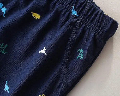 Miniatura 6 de Conjunto de ropa de algodón para niños pequeños y niñas de manga corta camiseta y pantalones cortos