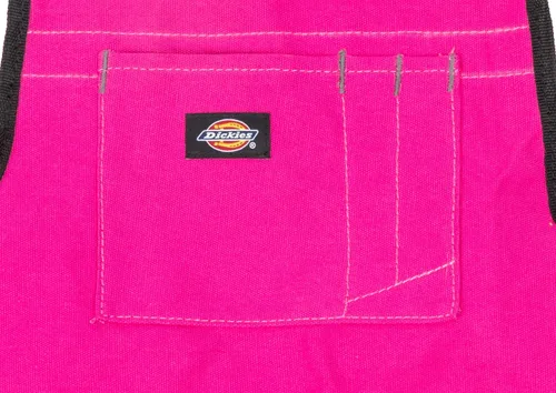 Miniatura 2 de Dickies Delantal de taller con pechera, 16 bolsillos Rosa