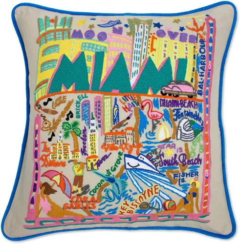 Miniatura 141 de Catstudio Almohada decorativa bordada a mano de Texas