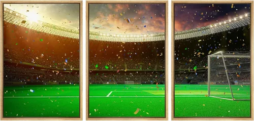 Miniatura 122 de wall26 Lienzo enmarcado para pared, juego de arte de primer plano, detalles de costuras de béisbol, atletas deportivos, fotografía, moderno
