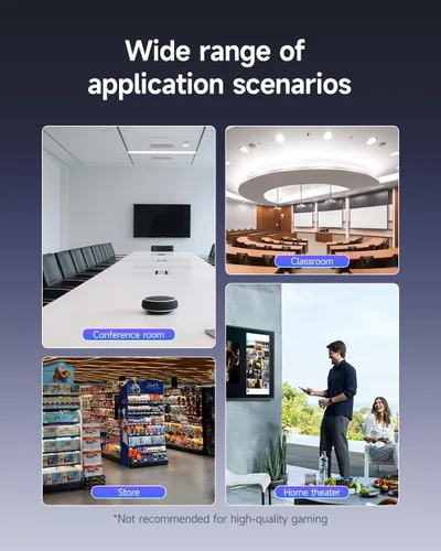 Miniatura 8 de SVBONY Transmisor y receptor HDMI inalámbrico, transmisor de pantalla LED de 5.8G, salida de video Ultra HD de 1080P/60Hz, extensor HDMI inalámbrico
