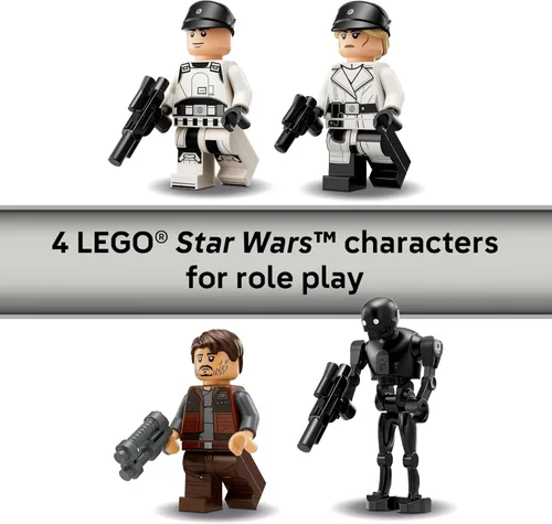 Miniatura 4 de LEGO Star Wars Conjunto de Construcción U-Wing de los Rebeldes - Incluye a Cassian Andor, Dedra Meero y K-2SO - Juguete de Acción Modelo para Fans