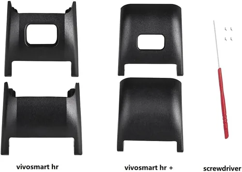 Miniatura 4 de C2D JOY Compatible con Garmin Vivosmart HR/HR+Plus Correa de resina ligera fina con hebilla de acero inoxidable bandas de repuesto
