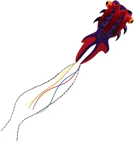 Miniatura 2 de Kizh Kite Giant 3D Dolphin - Cometa de parafoil suave sin marco para niños y adultos, cometa fácil de volar para playa, parque, jardín, parque