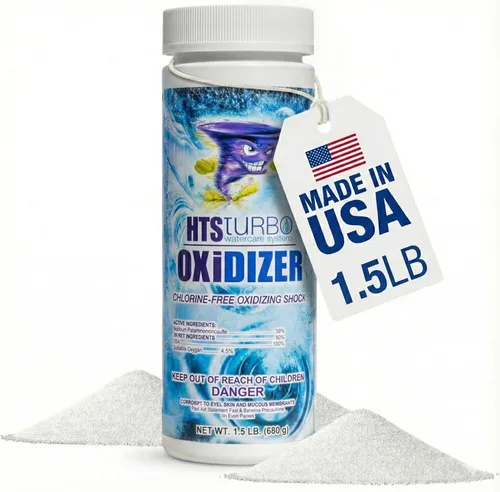 Choque de spa sin cloro de 1.5 libras, oxidante para bañera de hidromasaje y spa, disolución rápida, agua cristalina, fabricado en Estados Unidos
