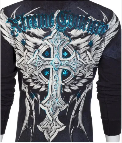 Miniatura 9 de Xtreme Couture by Affliction - Camisa térmica para hombre