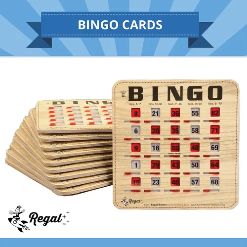 Miniatura 2 de Regal Bingo - Tarjetas de bingo a granel con ventanas deslizantes, tarjetas de juego de bingo reutilizables para adultos en grupos grandes, paquete