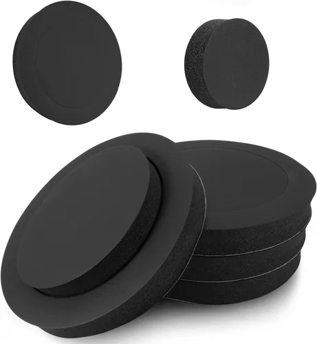 RDBS Kit de esponja para sistema de altavoz de puerta de automóvil de 6.5 pulgadas, anillos rápidos de espuma de 6.5 pulgadas, cuernos de espuma