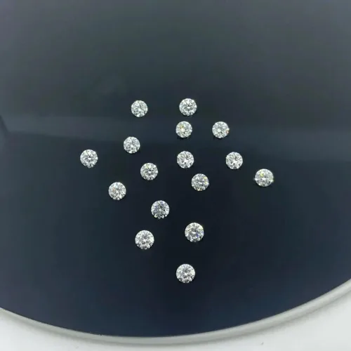 Miniatura 5 de REAL-GEMS Lote al por mayor de diamantes sueltos CVD cultivados en laboratorio, 8 piezas de 0.020in 0.5 cts VS1 Clarity EFG, excelente diamante