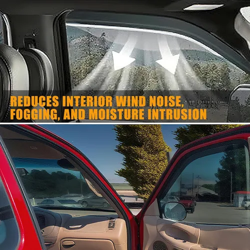 Miniatura 4 de Viseras laterales para ventana, deflectores de ventilación, deflectores de ventilación para Chevrolet Equinox 2018, 2019, 2020, 2021, 2022, 2023