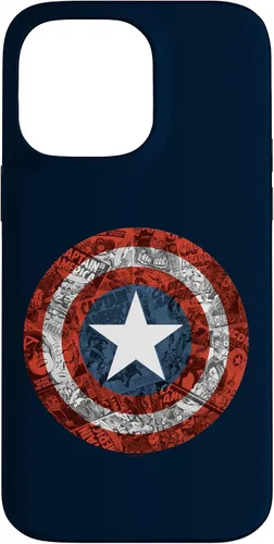 Miniatura 20 de Carcasa para iPhone 11, diseño de Capitán América, con escudo de cómics