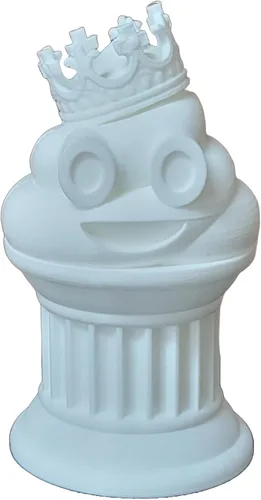 Miniatura 13 de Znet3D Trofeo de emoji King Poop – Premio divertido y regalo – Hecho a mano con fabricación aditiva – 6 pulgadas de alto – Con un emoji de caca seda