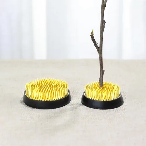 Miniatura 5 de Flower Frog - Soporte de acero inoxidable para arreglos florales (2.4 pulgadas)