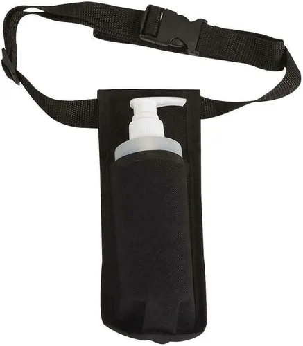 Miniatura 3 de Funda para botella de masaje, paquete de cintura duradera, kit de funda de botella individual, correa ajustable, dispensador de aceite esencial