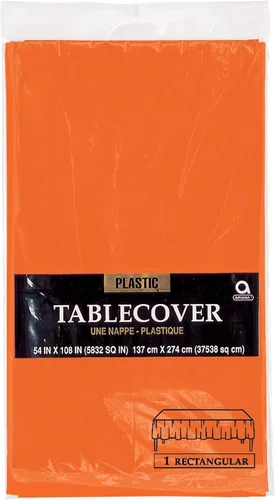 Miniatura 4 de Mantel de plástico negro azabache, 54 x 108 pulgadas (1 unidad), elegante esencial para eventos, perfecto para fiestas, bodas y ocasiones especiales