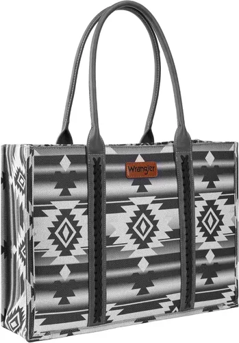 Miniatura 6 de Wrangler Aztec Tote Bag for Women Boho Shoulder Purses and Handbags