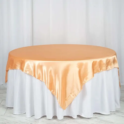 Miniatura 35 de Efavormart Paquete de 5 Sobremanteles Cuadrados de Satén de 60" para Decoraciones de Mesa de Bodas, Catering y Fiestas, Cubierta de Mantel Negro