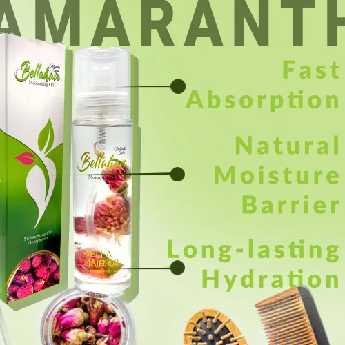 Miniatura 7 de Bellahair Revive, fortalece y brilla con nuestro lujoso aceite natural para el cabello, alimentado por aceite de amaranto para el crecimiento