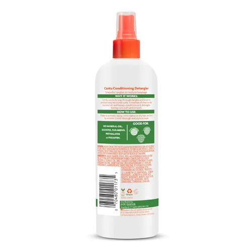 Miniatura 10 de Cantu Care for Kids - Juego de régimen de cuidado del cabello con champú de gran tamaño + acondicionador + desenredante + acondicionador sin