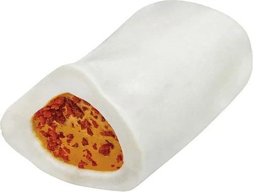 Redbarn - Huesos rellenos para perros de 3 a 6 pulgadas (mantequilla de cacahuete, queso y tocino, carne de res), golosinas dentales naturales de