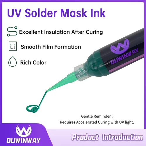 Miniatura 3 de Paquete de 2 Tinta de Máscara de Soldadura UV, Tinta de Máscara de Soldadura de Curado UV, Tinta de Máscara de Soldadura UV, Tinta de Máscara