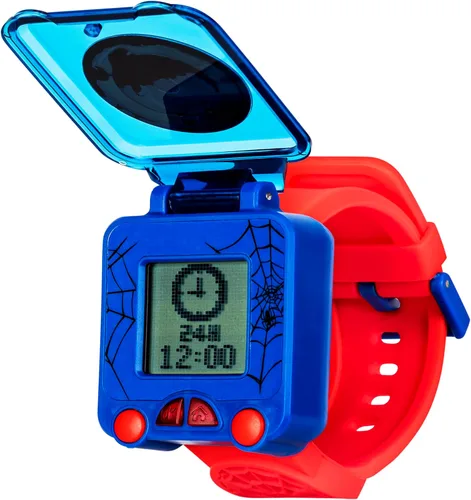 Miniatura 3 de Accutime Marvel Spider-Man - Reloj digital de aprendizaje digital azul para niños, niños pequeños, niños con correa roja, incluye temporizador