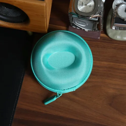 Miniatura 16 de Caja de viaje para relojes Besforu para hombres y mujeres, caja de almacenamiento portátil y organizador para un solo reloj, para relojes de pulsera