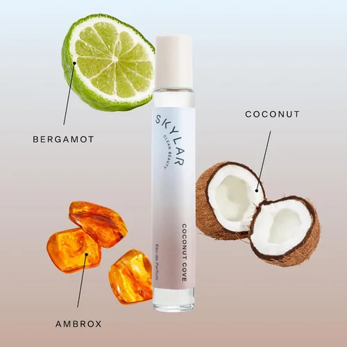 Miniatura 3 de Skylar - Perfume Coconut Cove, Eau de Perfume, hipoalergénico y limpio, para mujeres y hombres, vegano y seguro, frutal y fresco, con notas