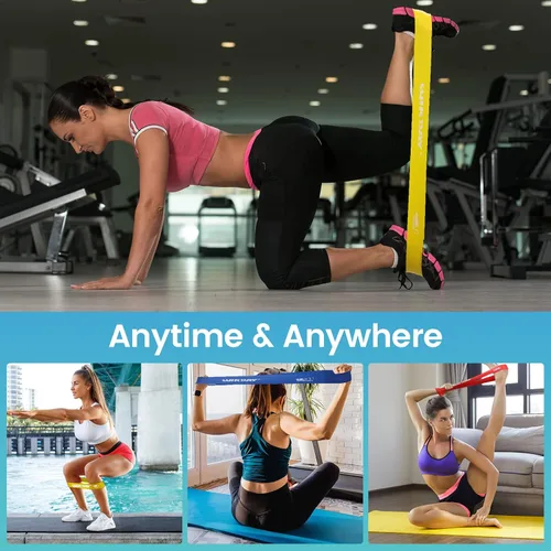 Miniatura 7 de WIKDAY Resistance Bands, Pull Up Bands, Workout Bands for Exercise, Thick Heavy Resistance Band Set with Door Anchor, Elastic Bands for Body Varios