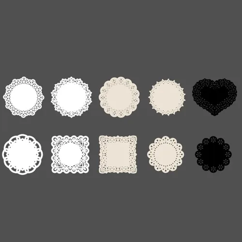 Miniatura 13 de Kit de papel para álbum de recortes, organizador de diario de collage redondo hueco, materiales para adultos, suministros de decoración de diario