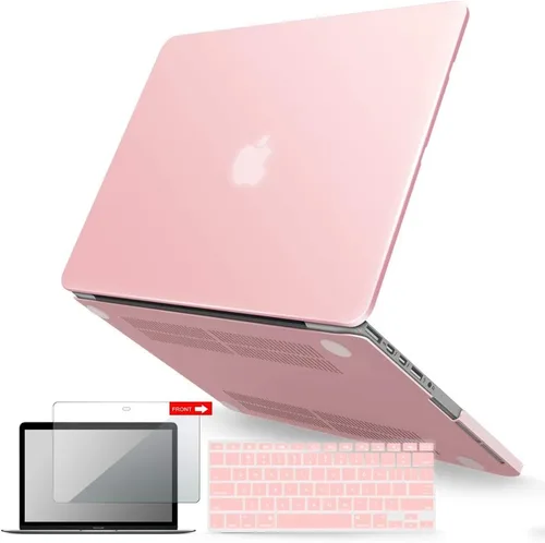 Miniatura 19 de IBENZER Compatible con MacBook Pro de 13 pulgadas 2015 2014 2013 finales 2012 A1502 A1425, carcasa rígida y cubierta de teclado y protector
