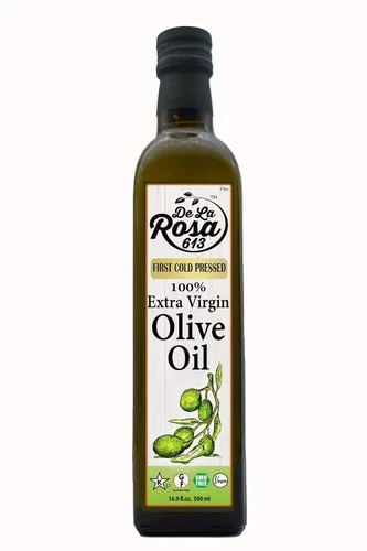 Miniatura 3 de Aceite de oliva virgen extra De La Rosa, primer prensado en frío, Kosher para Pascua, vegano, sin OMG y sin gluten, ideal para aderezos de ensalada