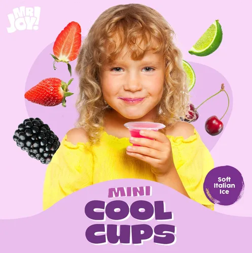 Miniatura 2 de Mr. Joy Soft Italian Ices - Paquete variado de mini tazas frías de sabores surtidos no congelados (40 x 1.34 onzas) - Freeze & Enjoy - 40 mini tazas