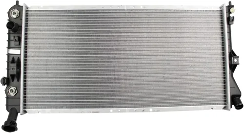 Miniatura 175 de TRQ Radiador de 1 fila de núcleo de aluminio de 26.5 pulgadas de ancho de núcleo compatible con Chevrolet Captiva Sport 2012-2015 Saturn Vue