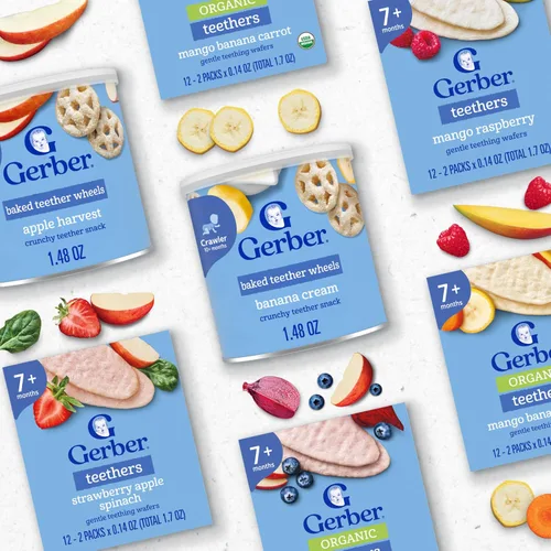 Miniatura 7 de Gerber Ruedas mordedoras, cosecha de manzana, 1.48 onzas (paquete de 6)