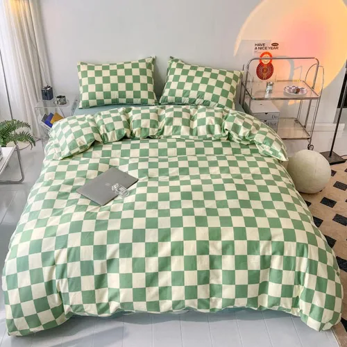 Miniatura 17 de Juego de edredón Wellboo, juego de ropa de cama Queen, color sólido, azul marino y blanco degradado, edredón de algodón, moderno, liso, suave