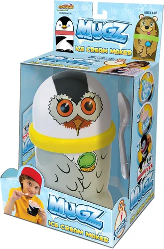 Miniatura 2 de Helado MUGZ - Mini máquina de helado/granizado instantáneo de tamaño personal, Búho nevado