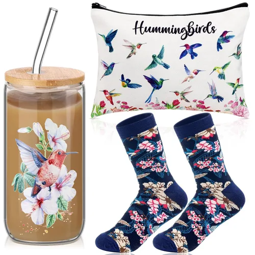 Miniatura 12 de Layhit Capybara - 3 piezas de regalos para mujeres, regalo de agradecimiento de 16 onzas, bolsa de maquillaje cosmética, calcetines lindos, regalo