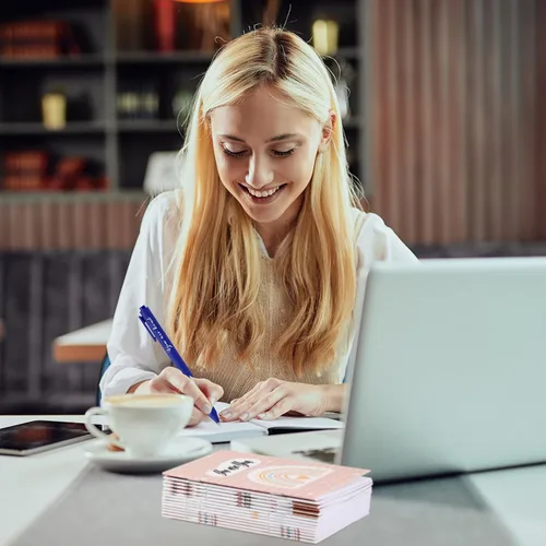 Miniatura 6 de Ctosree 60 piezas de regalos de agradecimiento a los empleados, 30 bolígrafos motivacionales inspiradores y 30 mini cuadernos, juego de mini diarios