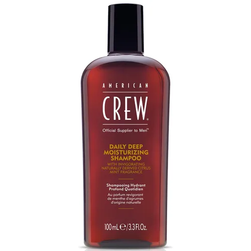 American Crew Champú para Hombre, Hidratante Profundo Diario, De Origen Natural, Fórmula Vegana, Fragancia de Cítricos y Menta, 3.3 onzas líquidas