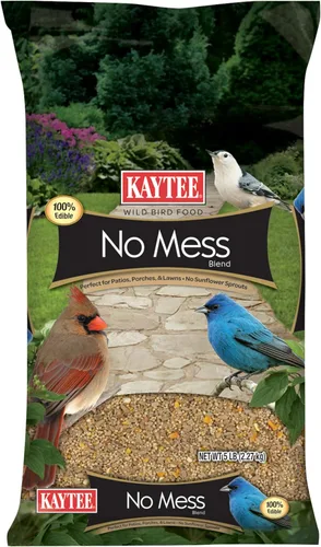Kaytee Mezcla de Semillas de Alimento Sin Desorden para Aves Silvestres para Azulejos, Pájaros Carpinteros, Juncos, Cardenales, Picogordos,