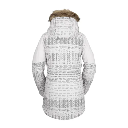 Miniatura 3 de Volcom Chaqueta con capucha para mujer, con aislamiento térmico para snowboard, esquí e invierno