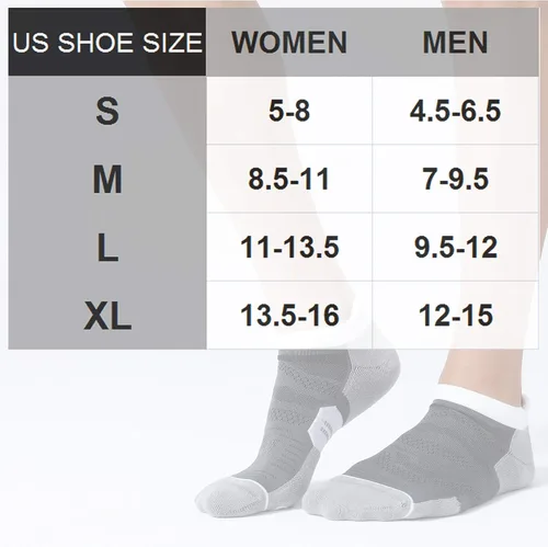 Miniatura 2 de CelerSport - Calcetines para correr, deportivas, para hombre y mujer, 6 unidades, con cojín, corte bajo, con pestaña.