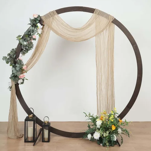 Miniatura 81 de Efavormart - Camino de mesa de gasa verde salvia de 10 pies, tela de gasa de 120 pulgadas para bodas de jardín botánico, eventos de primavera